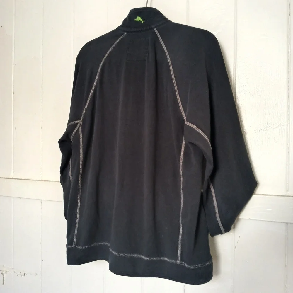 Tommy Bahama Seattle Seahawks Pullover Football NFL Mens Small Gray 1/4 Zip Mock